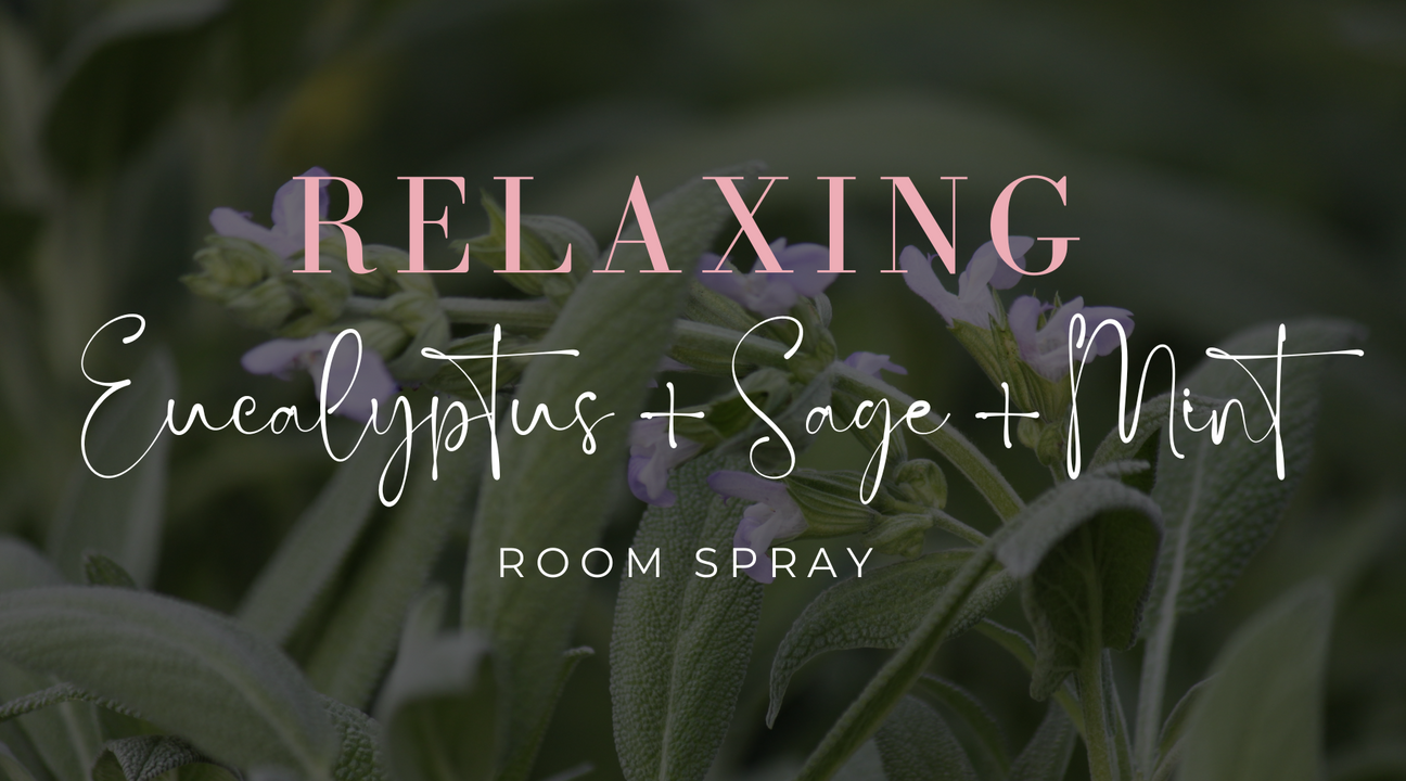 The Essence of Calm- Eucalyptus + Sage + Mint Room Spray