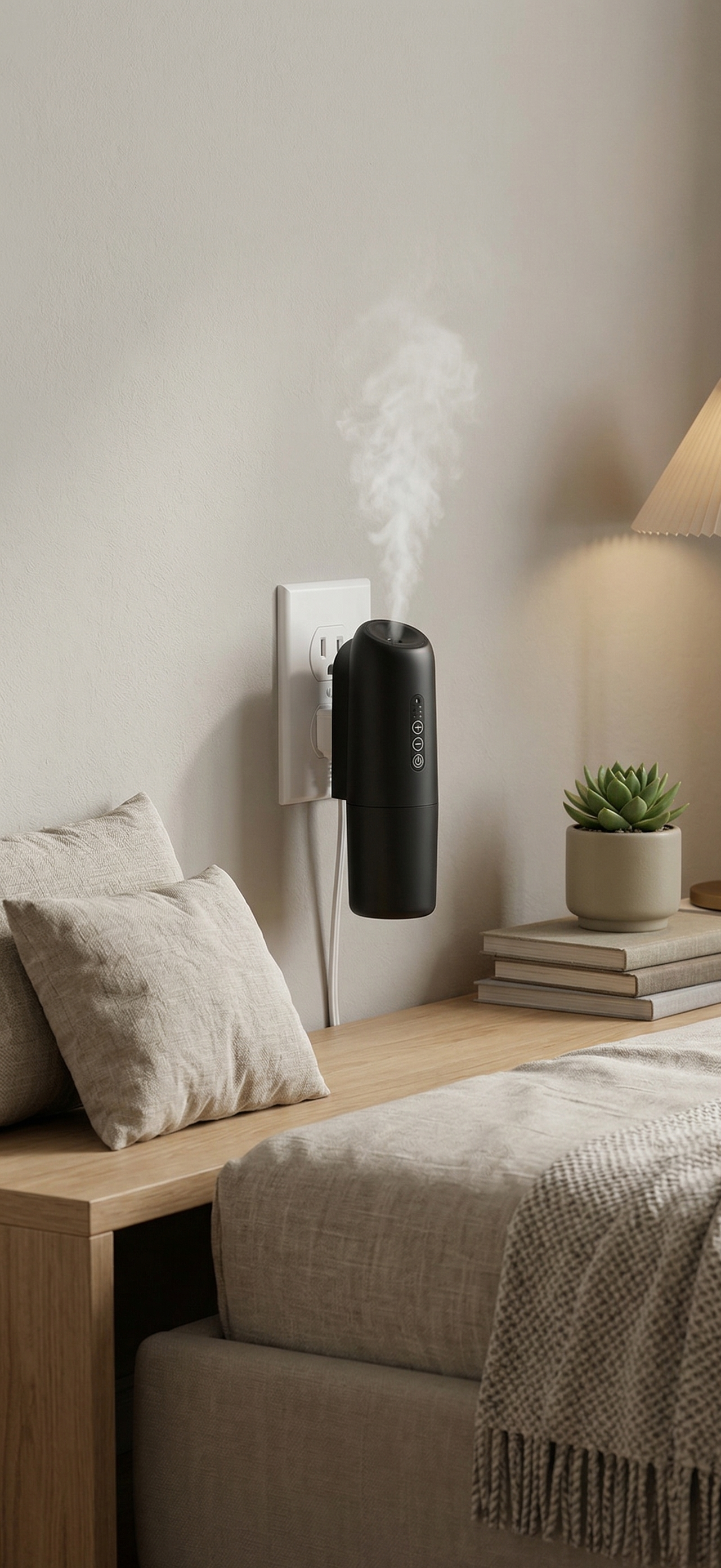 Compact Plug-In Aroma Diffuser | Waterless & Smart Home Use+Signature Scent