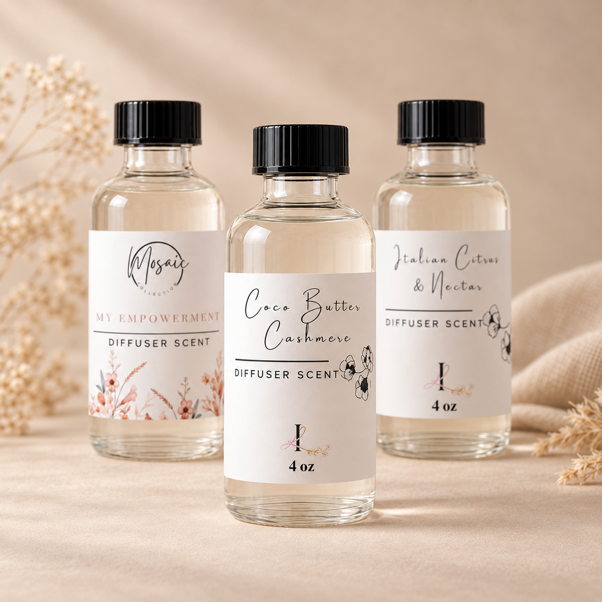 Ivory Luxe Diffuser Fragrance Oil | Trio Discover Set