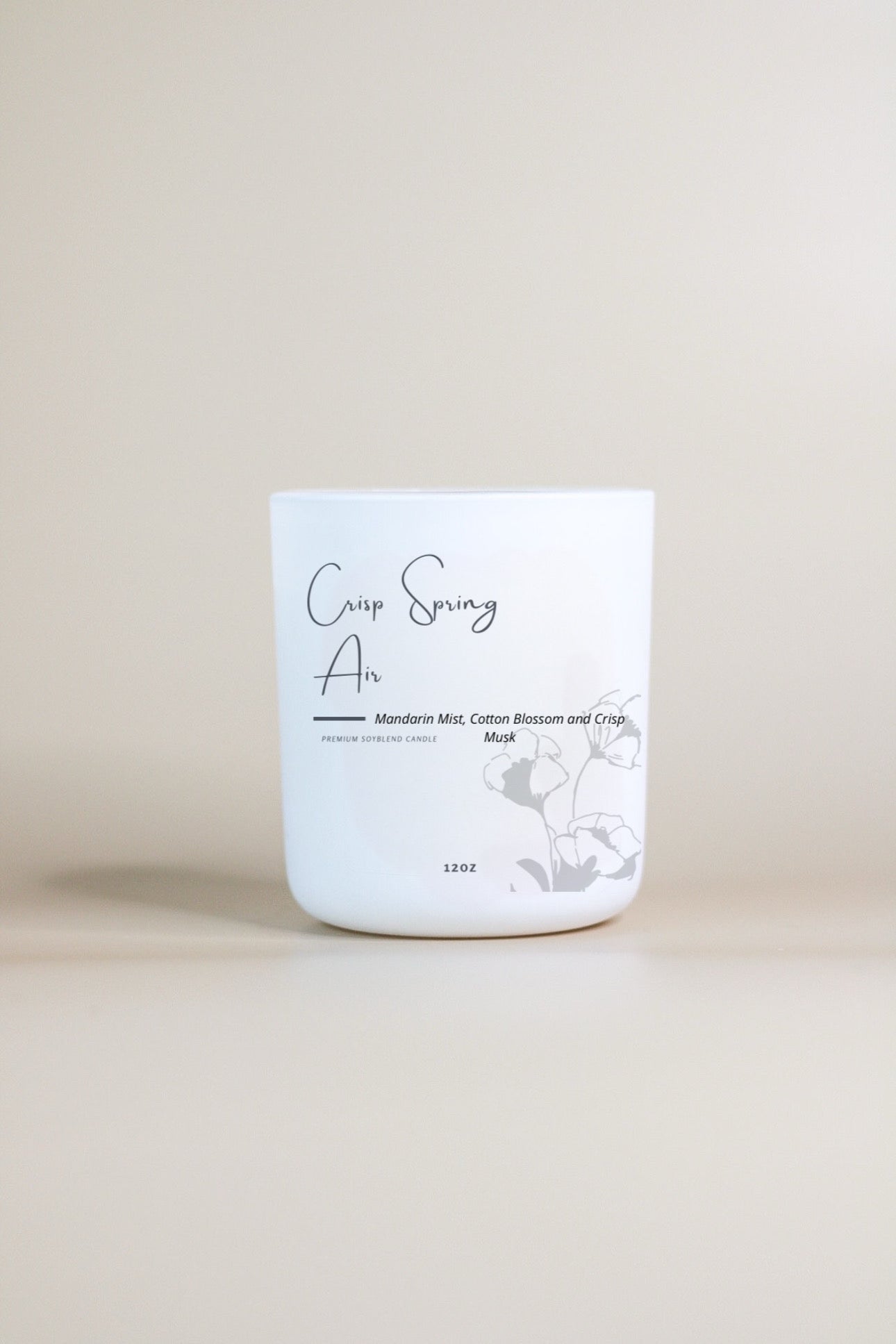 Crisp Spring Air | Premium Soy Blend Candle