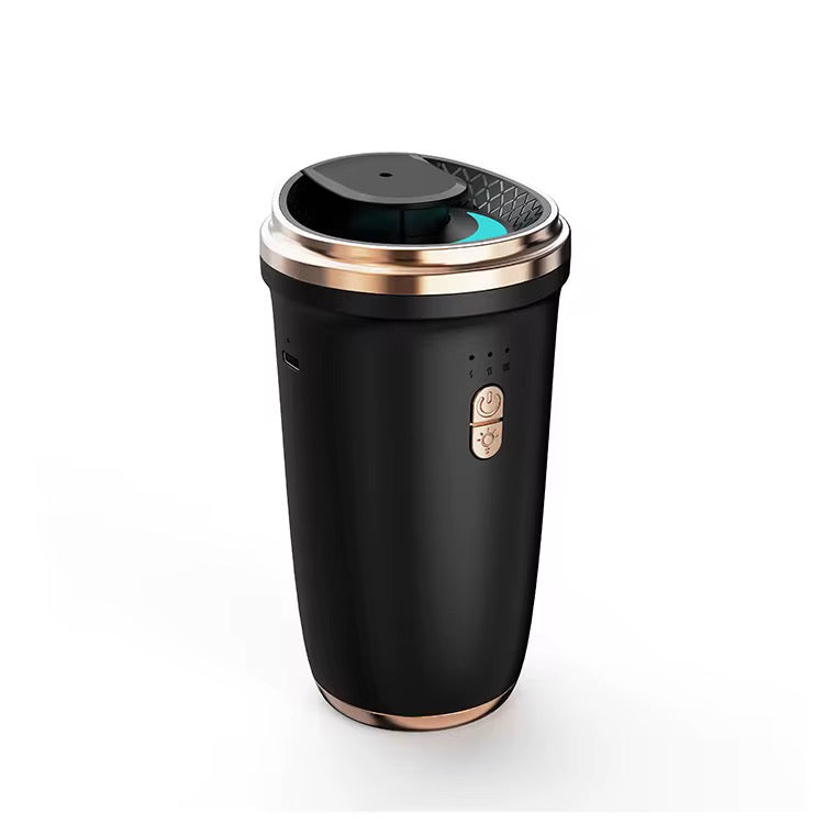 2-in-1 Car Aroma Diffuser | Waterless Nebulizing Essential Oil Diffuser