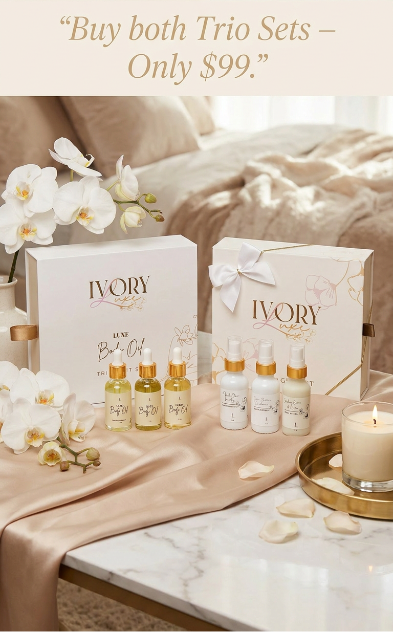 Mother's Day Trio Body Oil Set + Trio Room and Linen Spray Set