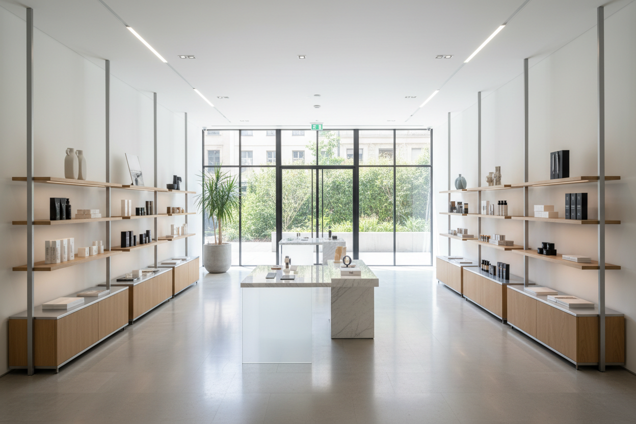 Retail space modern